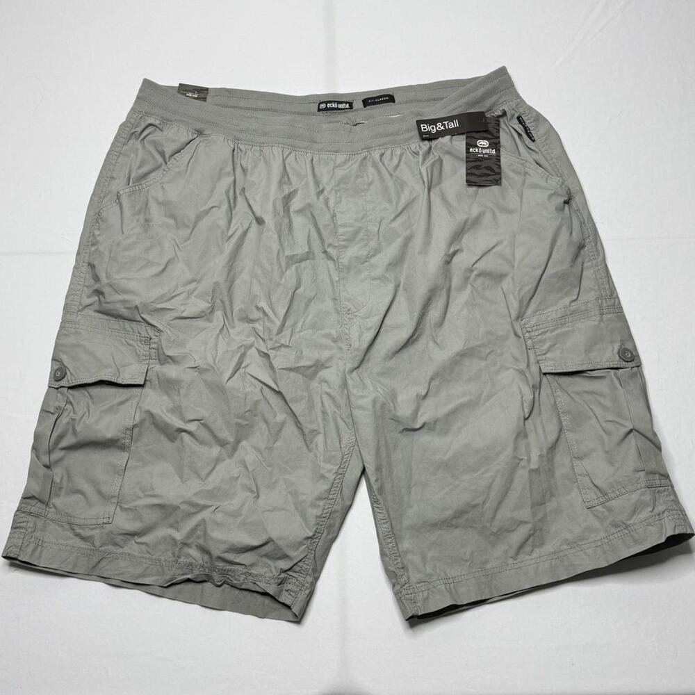 Ecko Unltd Big & Tall Men’s 4X Classic Fit Cargo Shorts Gray NWT